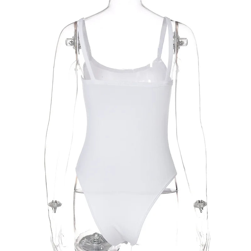Sleeveless Strap Bodysuit