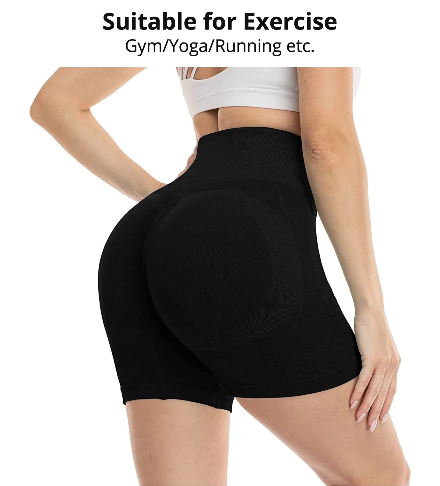 High Waist Scrunch Leggings Shorts