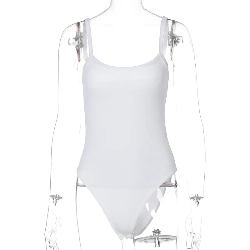 Sleeveless Strap Bodysuit