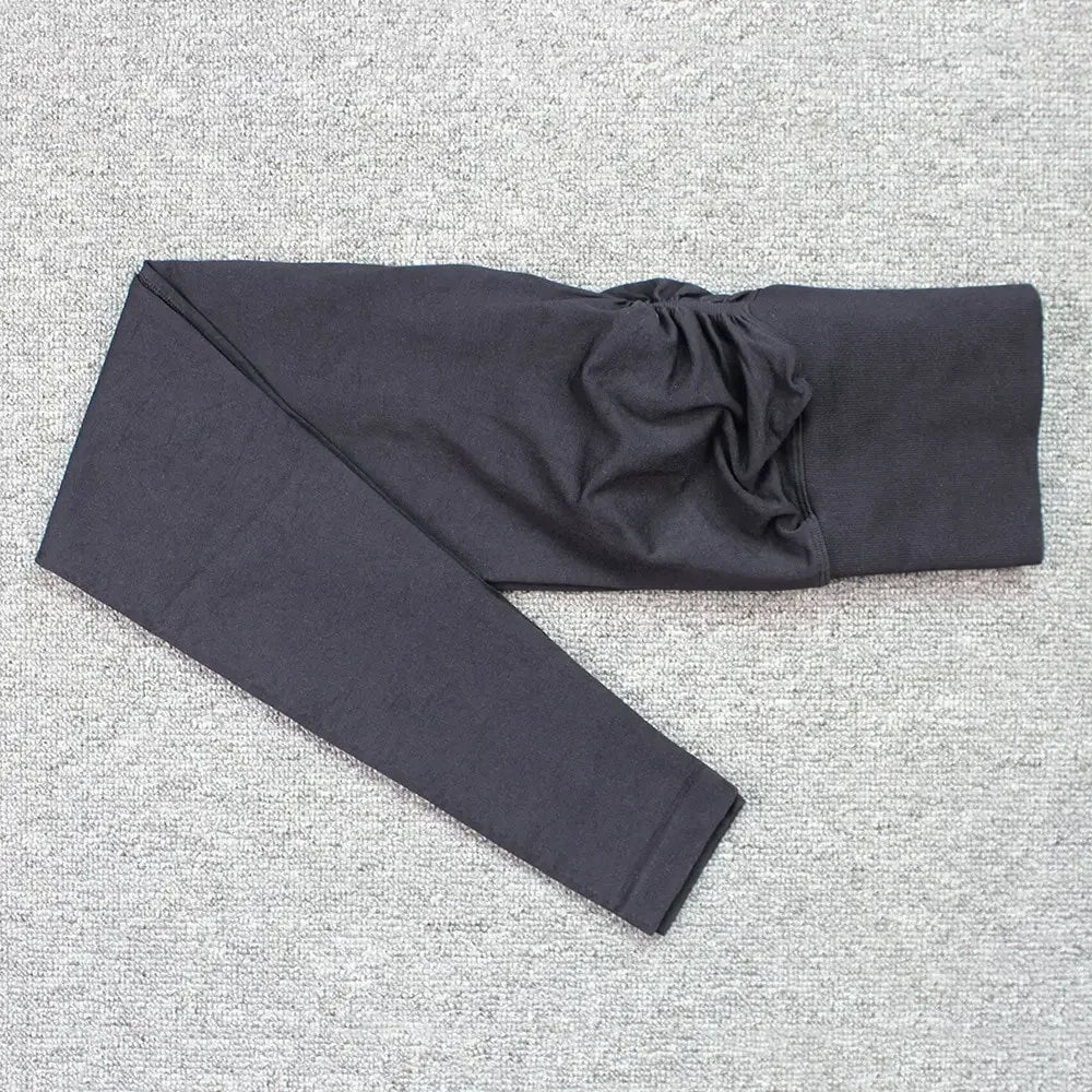Seamless Knitted Leggings High Waist
