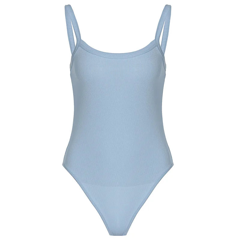 Sleeveless Strap Bodysuit