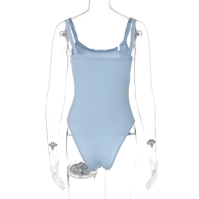 Sleeveless Strap Bodysuit
