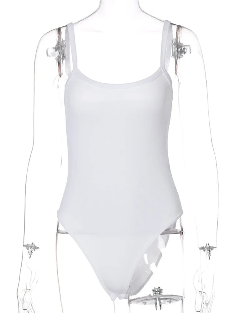 Sleeveless Strap Bodysuit