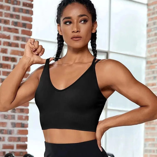 Breathable Sports Bra Yoga Crop Top