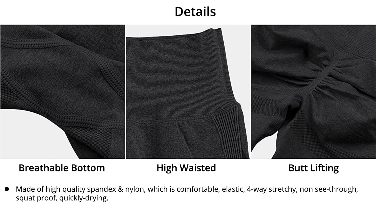 High Waist Scrunch Leggings Shorts