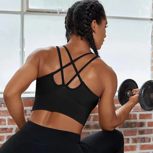Breathable Sports Bra Yoga Crop Top