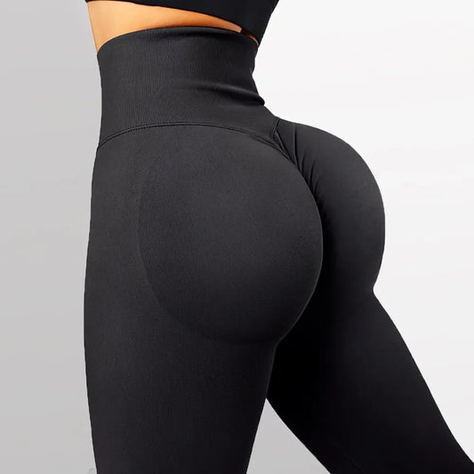 Seamless Knitted Leggings High Waist